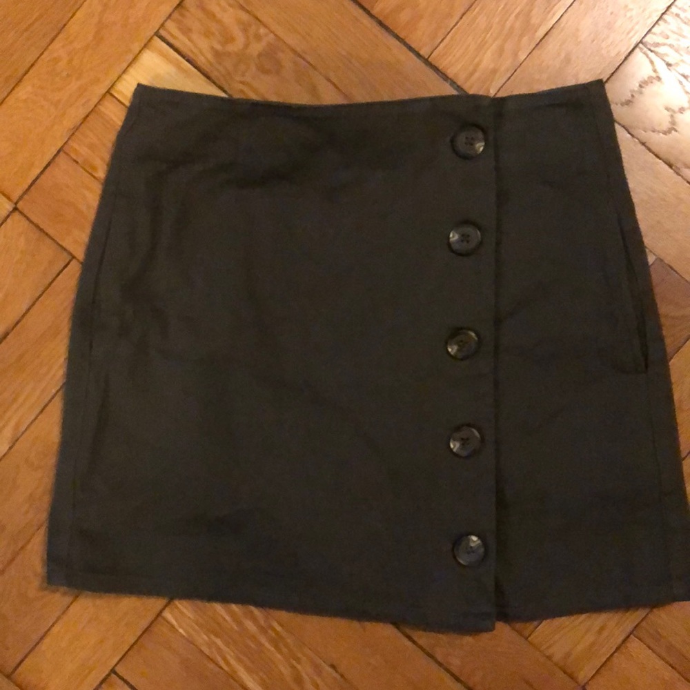 Olive green skirt